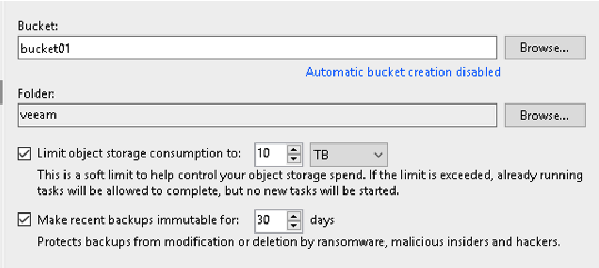ARTESCA Integration with VBR — ARTESCA 4.1.3 documentation